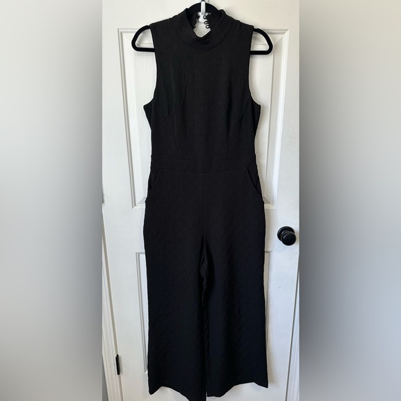 NWT Eva Franco Charley/Anthropology Mock Neck Jumpsuit. Size Small. - Picture 5 of 12